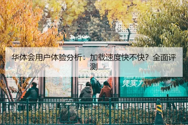华体会用户体验分析：加载速度快不快？全面评测